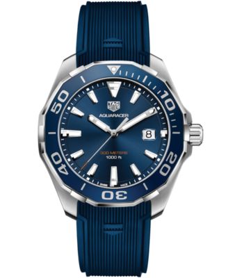 tag heuer aquaracer rubber strap for sale