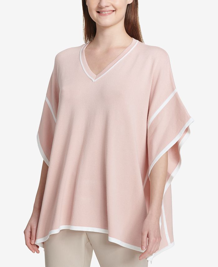 Calvin klein poncho sweater outlet