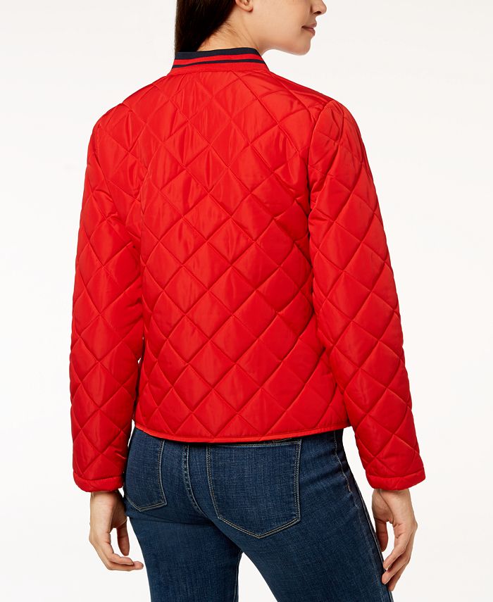 Tommy Hilfiger Quilted Bomber Jacket Macy's