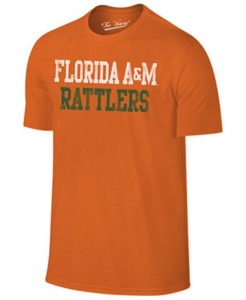 Retro Brand Men's Florida A&M Rattlers Team Stacked Dual Blend T-Shirt ...