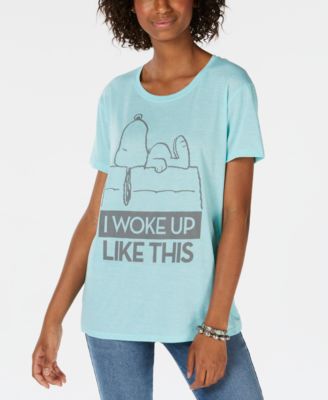 Love Tribe - Juniors' Snoopy Graphic T-Shirt