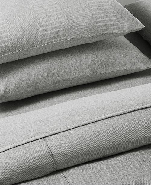 Calvin Klein Steve Ribbed Stripe Bedding Collection Created For