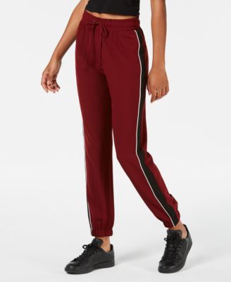 Be Bop - Juniors' Striped Jogger Track Pants