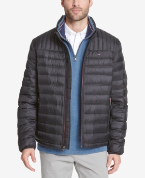Tommy Hilfiger Men's Down Quilted Packable Puffer Jacket