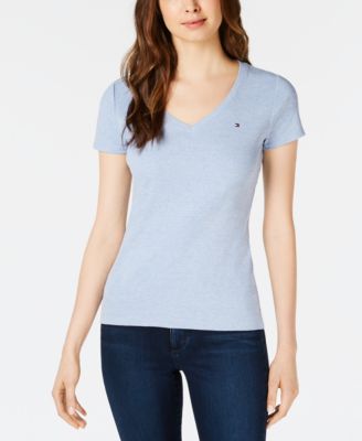 high v neck t shirt