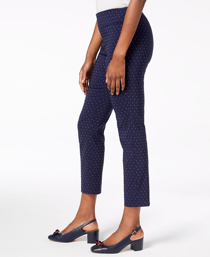 Charter Club Tummy-Control Pull-On Ponte Pants, Created for Macy's - Macy's