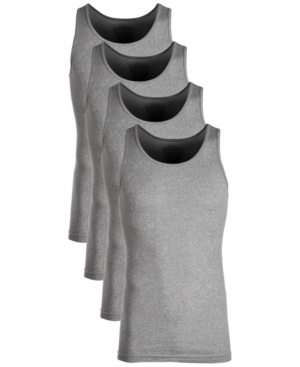Alfani Men's Underwear Tagless Tank Top 4 Pack