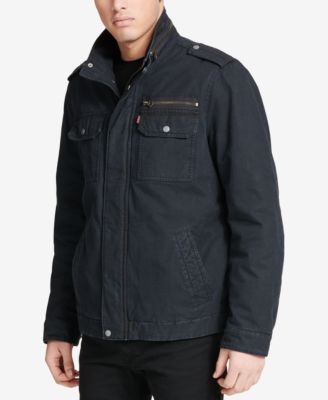 Men's Cotton Zip-Front Jacket  