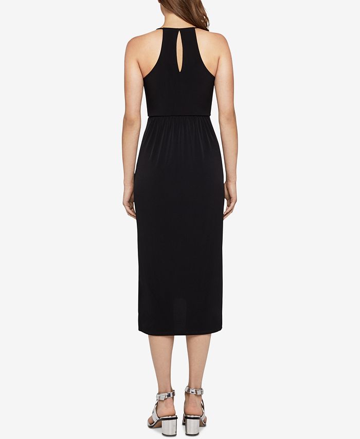 Bcbg surplice hotsell midi dress