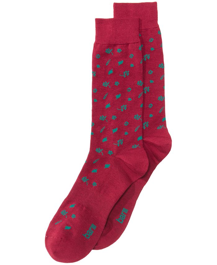 Bar III Men's FloralPrint Socks, Created for Macy's Macy's