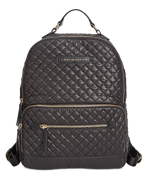 Tommy Hilfiger Alva Quilted Backpack & Reviews - Handbags & Accessories ...