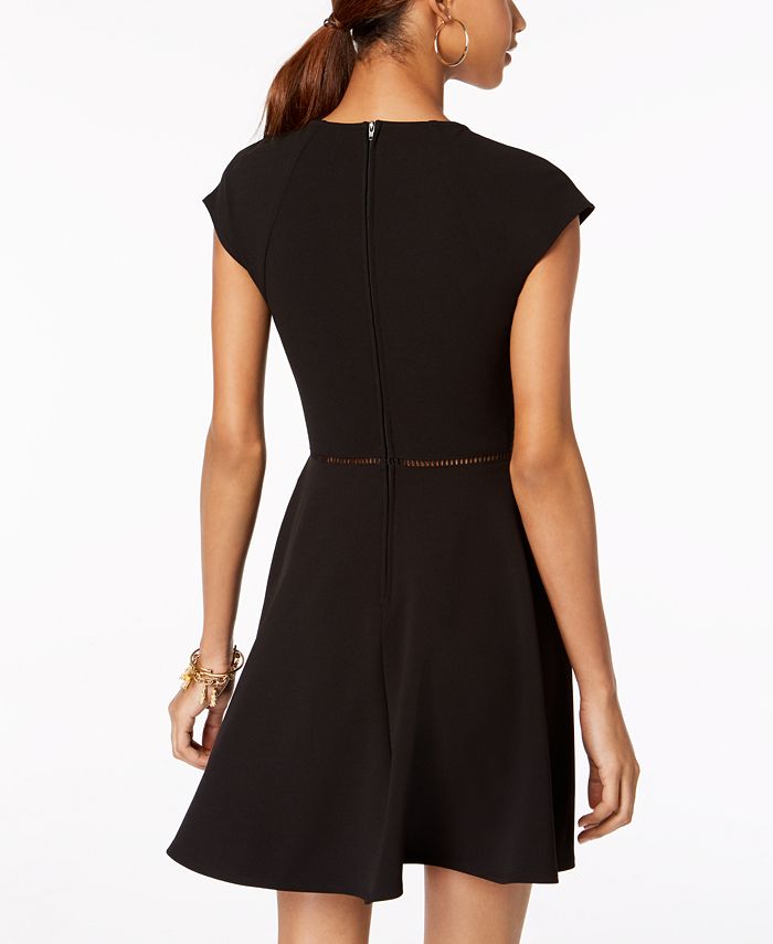 B Darlin Juniors' LadderedTrim Fit & Flare Dress Macy's