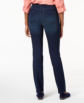 Lexington Tummy Control Straight-Leg Jeans, Short Lengths, Created for  Macy's
