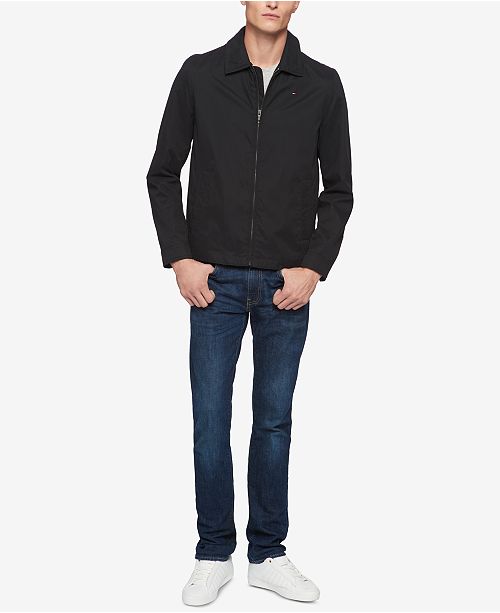 Tommy Hilfiger Men's Lightweight FullZip MicroTwill Jacket Coats & Jackets Men Macy's