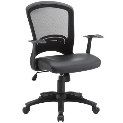 Modway - Pulse Vinyl Office Chair in Black