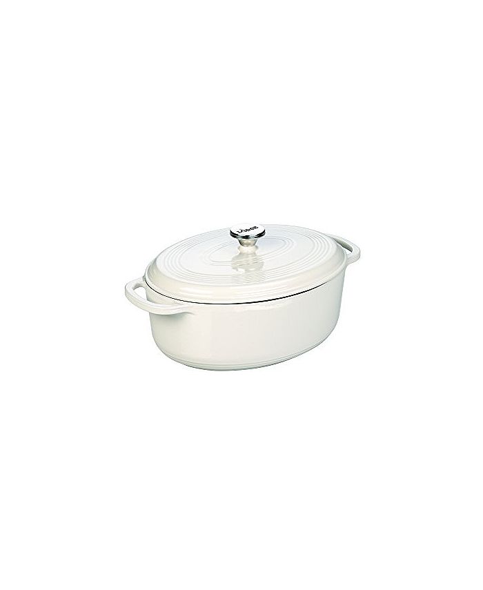 Lodge 7.5qt. Oyster White Dutch Oven Macy's