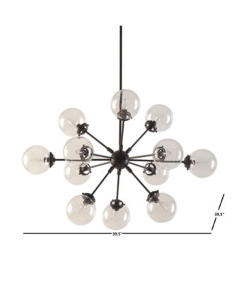 Paige Metal & Glass Chandelier