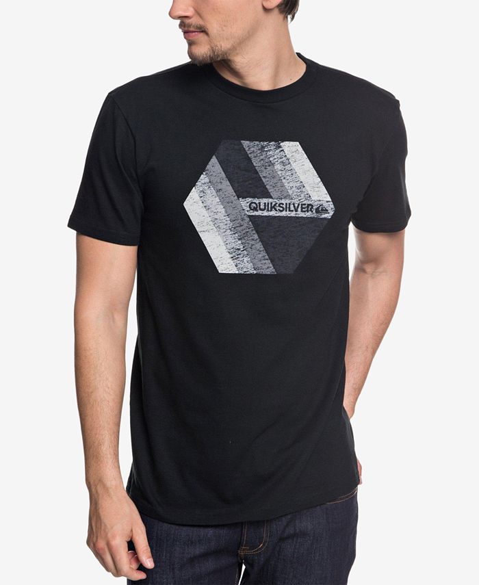 Quiksilver Men's Retro Right Logo Graphic T-Shirt & Reviews - T-Shirts ...