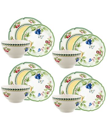 Buy Villeroy & BochFrench Garden 12-Piece Dinnerware Set, Service for 4,  Plates, s & Mugs, Premium Porcelain, Made in Germany Online at  desertcartINDIA