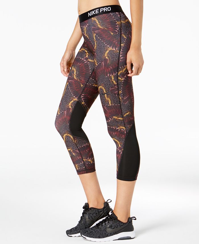 cropped nike pro leggings
