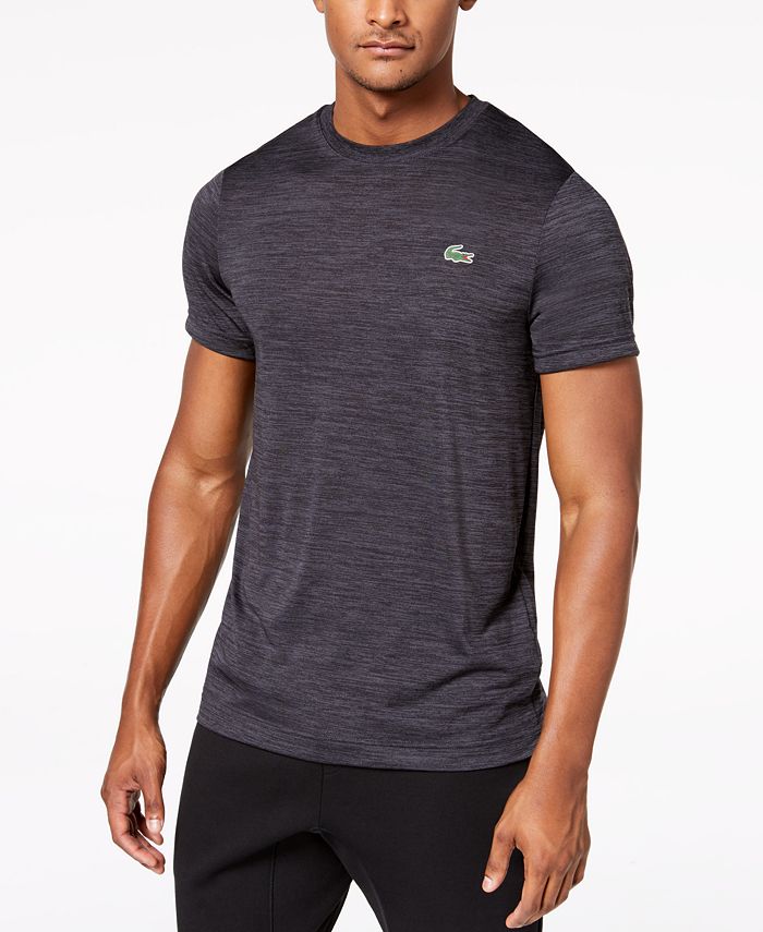 Lacoste Men's Novak Djokovic Heathered Technical T-Shirt - Macy's