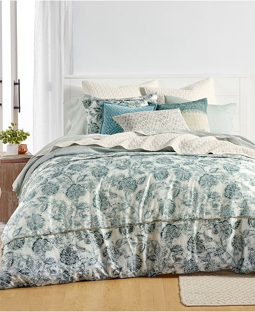 Lucky Brand Closeout Floral Batik Cotton Reversible 3 Pc Full