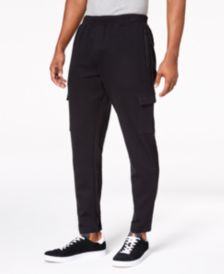 mens black cargo sweatpants