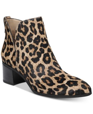 franco sarto leopard booties