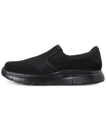 Skechers work relaxed fit flex advantage mcallen men's slip-resistant shoes 2025