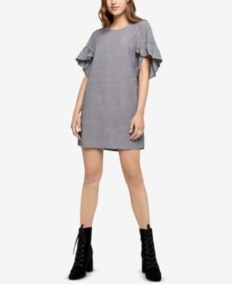 bcbgeneration ruffle sleeve dress