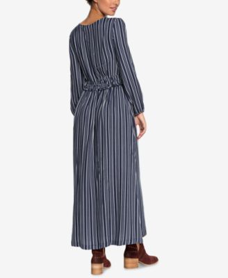 Roxy Women's Subway Atmosphere Maxi Dress - Long Sleeve Printed Viscose Casual Dress With Elastic Waist - View #12
