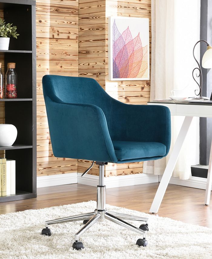 Dwell Home Inc. Upholstered Office Chair, Mallard - Macy's