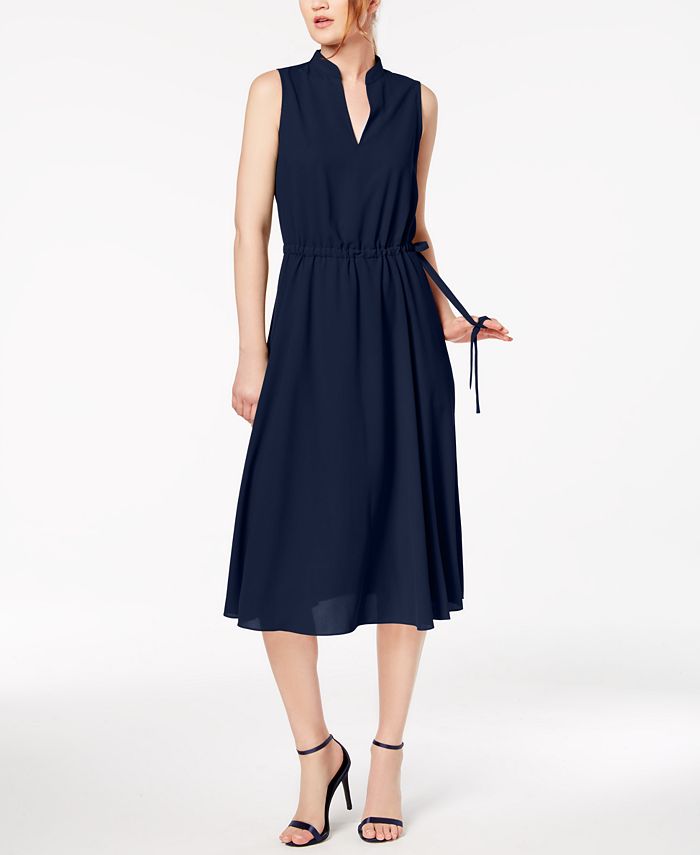 Anne klein 2025 drawstring dress