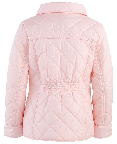 Tommy Hilfiger Toddler Girls Quilted Barn Jacket & Reviews Coats