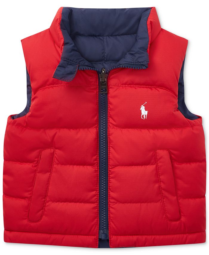 Polo Ralph Lauren Ralph Lauren Baby Boys Reversible Ripstop Vest & Reviews  - Coats & Jackets - Kids - Macy's