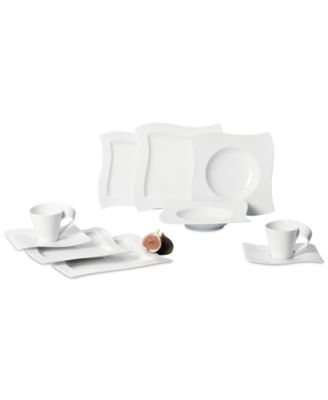 Villeroy & Boch New Wave 30-Pc. Dinnerware Set, Service for 6 - Macy's