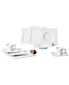 New Wave 30-Pc. Dinnerware Set, Service for  6