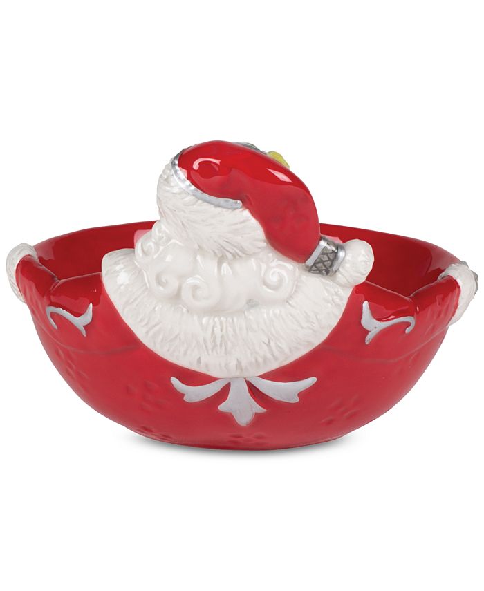 Fitz and Floyd Tartan Christmas Nut Dish Macy's