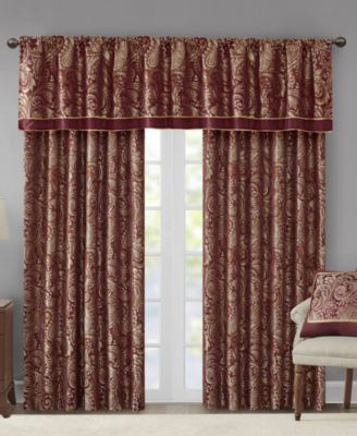 Aubrey Paisley Faux-Silk Window Treatments
