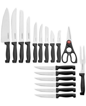 Farberware 22-Piece Never Needs Sharpening Knife Block Set