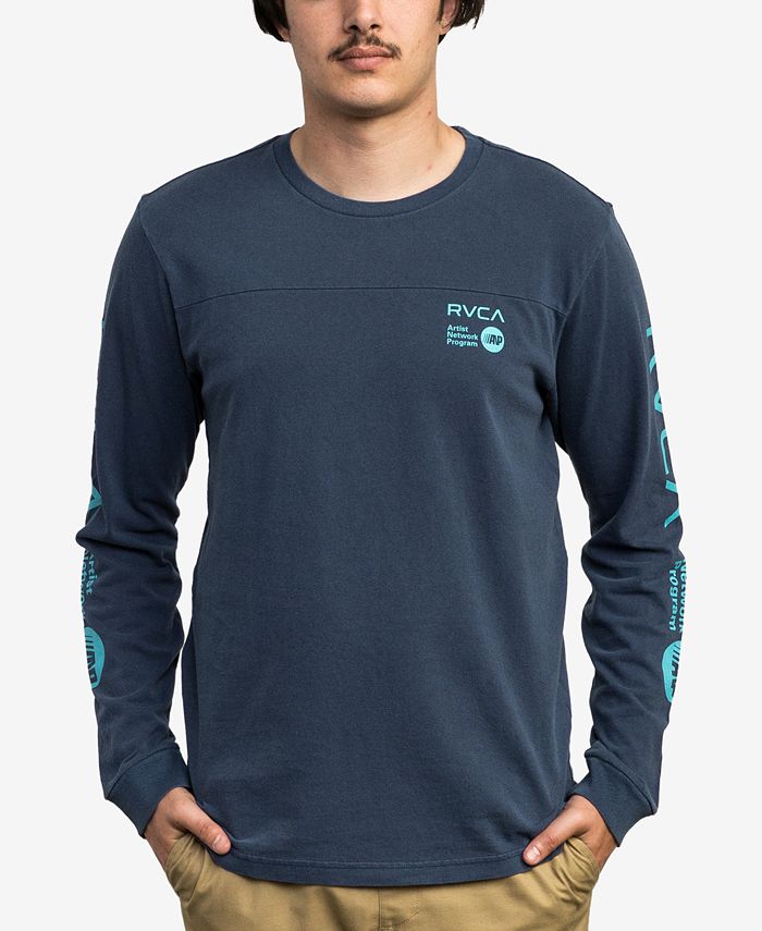 RVCA Men's Steady Long Sleeve Button-Down Shirt - Casual Woven Shirt With Chest Pockets