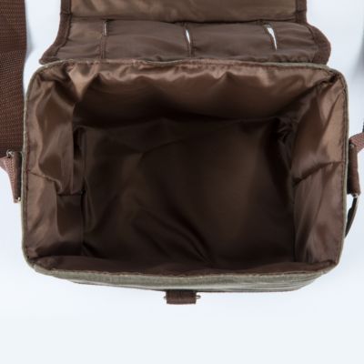 Legacy&reg; by Khaki Green & Brown Beer Caddy Cooler Tote with Opener