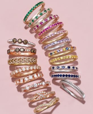 Diamond Knot Band (1/4 ct. t.w.) in 14k Rose, Yellow or White Gold