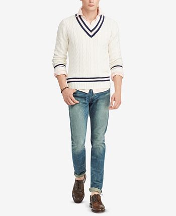 Polo Ralph Lauren Men s Pink Pony Cricket Sweater Macy s