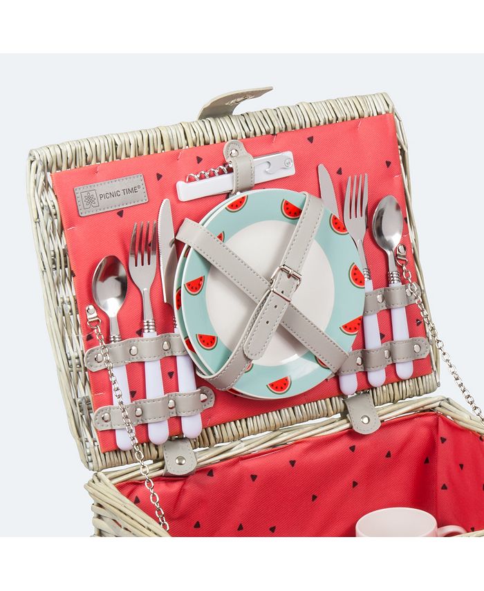 Picnic Time Watermelon Catalina Picnic Basket Macy's