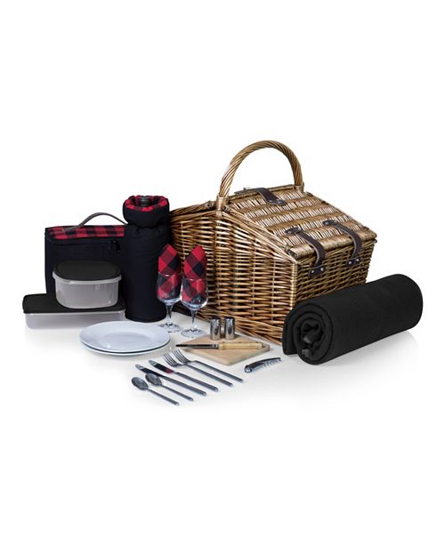 Picnic Time Somerset Red Picnic Basket Outdoor Dining & Picnic