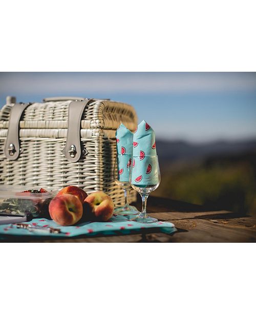 Picnic Time Watermelon Napa Picnic Basket Outdoor Dining & Picnic