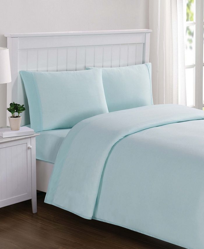 Truly Soft Solid Jersey Twin XL Sheet Set Macy's