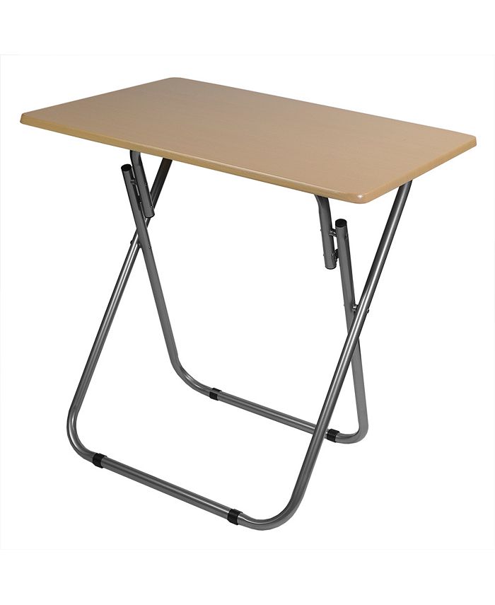 Home Basics Tv Folding Table, Natural Macy's
