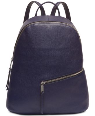 calvin klein pebble leather backpack